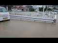 和歌山県紀の川市桃山会館付近が浸水。大雨警報で危険でした。2023年6月2日午後2時頃にて