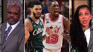 NBA on TNT crew reacts to Celtics vs Heat Highlights | January 24, 2023