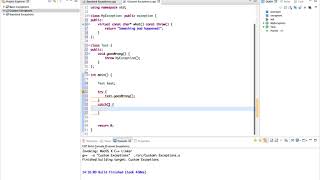 Learn Advanced C++ Programming custom exceptions