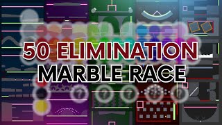 50 Eliminations Marble Race In Algodoo