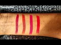 myglamm ultimatte long stay matte lipsticks swatches best 4 lipsticks shades youtoobehappy