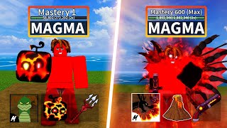 Noob to Pro Obtaining All Red Items | Magma Fruit \u0026 Awaken Human V4