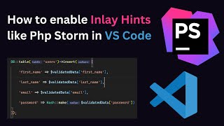 How to enable Inlay Hints like Php Storm in VS Code -PhpStorm Parameter Hints in VScode by Mr Chetan