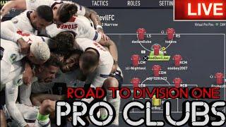 FIFA 22 Pro Clubs Road To Glory LIVE STREAM With subs!! Come Join In!!! PS4