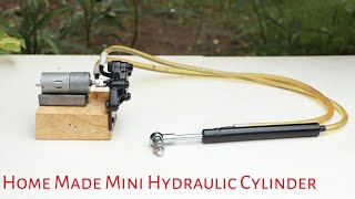 how to make mini hydraulic system