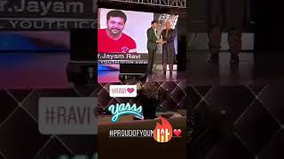 Jayam Ravi recent video award show