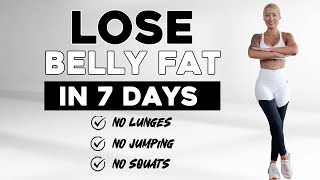 LOSE BELLY FAT in 7 Days TABATA 🔥30 MIN Standing Abs Workout - No Squat, No Lunge, No Jumping