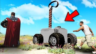 Franklin Stealing Thor Hammer Car in GTA 5 ! | Techerz