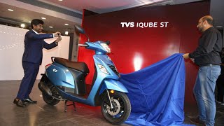 💥2025TVS iQube ST🔥 Electric Scooter 350 km, Range \u0026 Price!Charge Affordable ⚡