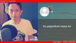 Hampa - Ari Lasso (video karaoke duet bareng lirik tanpa vokal) smule cover Herisis_VOS01