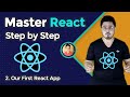 Creating our first react app using create-react-app | Complete React Course in Hindi #2