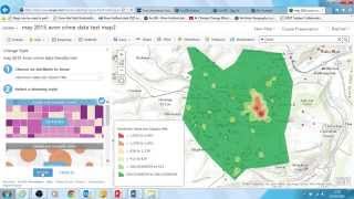 Investigating crime part 4 Hot Spot analysis in ArcGIS Online