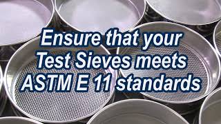 Gilson Sieve Services: Verification, Re-verification, and Master Matched Test Sieves