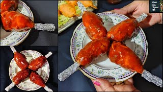 Indo-Chinese Veg Lollipop Recipe | Veg Drums of Heaven | वेज लॉलीपॉप | Veg Starter | CookEatRepeat