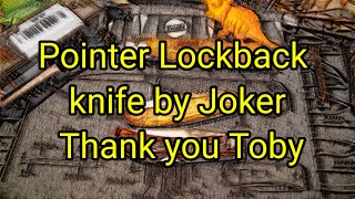 (378) Pointer Lockback knife by Joker ⚜Thank you Toby