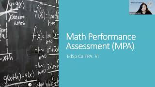 Deep Dive Webinar: EdSp CalTPA Visual Impairments for Version 1 (2025-26)