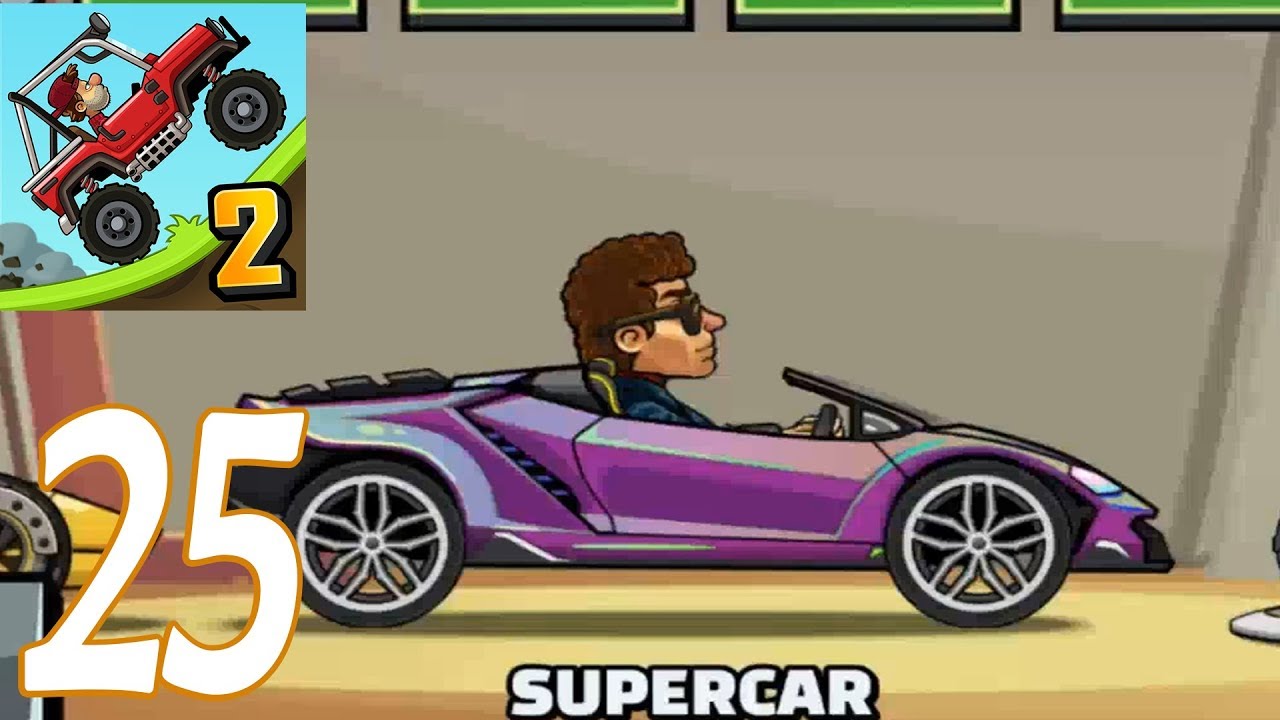 Hill Climb Racing 2 - SUPERCAR New Car Gameplay Walkthrough Part 25 ...