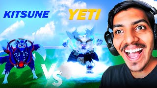 YETI VS KITSUNE WHICH IS THE STRONGEST IN BLOX FRUITS!