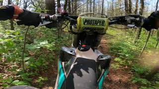 Dirtbiking in the Ganaraska Forest 2021 - RAW FOOTAGE - Big Iron Moto 4K