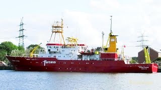 research \u0026 survey vessel FUGRO GAUSS ZDIA4 IMO 7824883 Forschungsschiff Emden