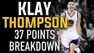 Klay Thompson 37 Points Breakdown: NBA Shooting Secrets