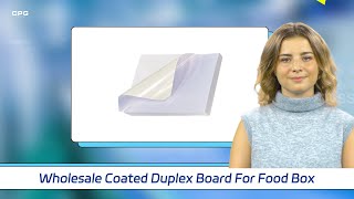 Wholesale Coated Duplex Board For Food Box