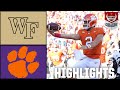 Wake Forest Demon Deacons vs. Clemson Tigers | Full Game Highlights