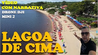 🚢 [INCRÍVEL] Drone DJI EXPLORA e revela a LAGOA DE CIMA, conheça DETALHES do Local que mudou muito