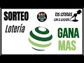 Sorteo Lotería Nacional tarde GANA MAS Resultados En Vivo de hoy sabado 31 de agosto de 2024