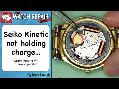 seiko solar capacitor replacement