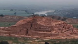 Chaghazanbil ziggurat in Iran. Architectural masterpiece