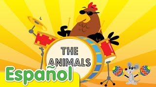 Los Animales En La Granja | Canciones infantiles