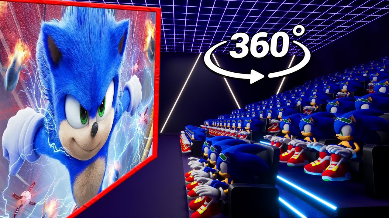 Sonic The Hedgehog 3 360 Cinema Hall 4k Vr 360 Video Youtube