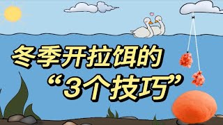 冬季低温时开拉饵，掌握3个技巧，开出来的拉饵才好用