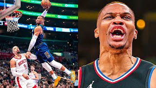 Russell Westbrook is FINALLY Having Fun Again ! Clippers Highlights