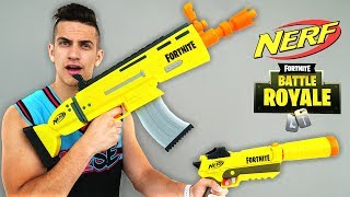 nerf fortnite scar blasters in real life - itsmoosecraft fortnite