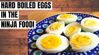 HOW TO MAKE HARD BOILED EGGS IN THE NINJA FOODI || Pressure cooker ||