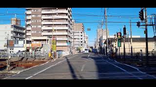 JR東日本・高崎線　桶川駅近くの第六川越街道踏切　No.17 2021年12月4日