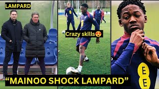 Kobbie Mainoo Show BRILLIANT SKILLS in FIRST England TRAINING as Lampard watches | Man United news