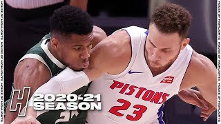 Milwaukee Bucks vs Detroit Pistons - Full Game Highlights | January 13, 2021 | 2020-21 NBA Season