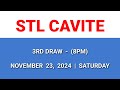 stl cavite 3rd draw result today 8pm draw evening result philippines november 23 2024 saturday