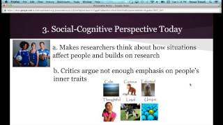 Module 59: Social Cognitive Perspective