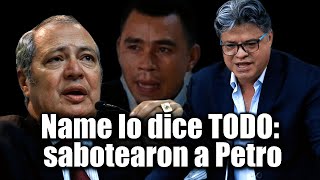 🔴🎥 ¡IMPACTANTE! Iván Name admite el BLOQUEO a las reformas de Petro 👇