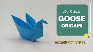 How To Make Goose Origami