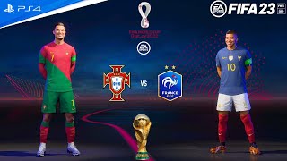 FIFA 23 - Portugal vs France - Ronaldo Vs Mbappe - World Cup Final Match - PS4™ Slim Gameplay
