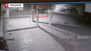 Tractor theft incident captured in CCTV in Azad Nagar Fatehabad