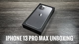 iPhone 13 Pro Max Graphite | Unboxing & Setup