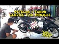 SETELAH 1 TAHUN AKHIRNYA GANTI GASWOLL KNALPOT TZM PROJECT - #Project Vario Eps 13