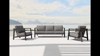 Aluminum Outdoor Furniture KATE collection by Baeryon