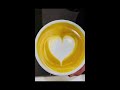 basic latte art heart baristacel shorts